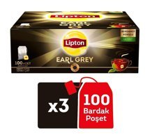 Lipton Earl Grey Bardak Poşet Çay 3x100'lü