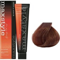 Maxstyle Argan & Keratin 6.43 Kahve Bakır Krem Saç Boyası 60 ml