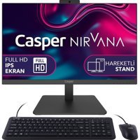 Casper Nirvana A60.5700-BV00A Dahili Radeon RX Vega 8 AMD Ryzen 7 5700U 16 GB Ram 500 GB SSD Tower Windows 11 Home 23.8 inç Monitörlü Masaüstü Bilgisayar