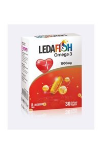 Ledafish Kapsül Omega 3 Kapsül 1000 mg 30 Adet