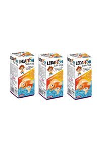 Denizpharma Ledapharma Çiğnenebilir Omega 3 Balık Yağı Şurup 150 ml 3 Adet