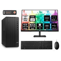 HP Pro Tower 290 G9 8T2X2ES Dahili Intel UHD Graphics Intel Core i7 13700 48 GB Ram 512 GB SSD Tower Windows 11 Home 23.8 inç Monitörlü Masaüstü Bilgisayar