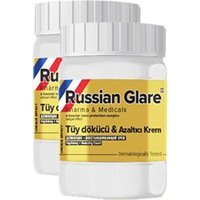 Russian Glare Tüm Ciltler İçin Tüm Vücut Genital Bölge Unisex Tüy Dökücü Sprey 1x50 ml + Rus Merhemi Genital Bölge Kremi 50 ml