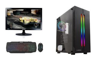 Everest RAMPAGE SPECTRA Harici GeForce GTX 1050 Ti Intel Core i5 10400F 16 GB Ram DDR4 480 GB SSD Tower FreeDos 24 inç Monitörlü Masaüstü Bilgisayar