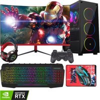 Gameline RTX22 Harici GeForce RTX 3060 Intel Core i5 10400F 16 GB Ram DDR4 1 TB SSD Tower FreeDos 23.6 inç Monitörlü Masaüstü Bilgisayar