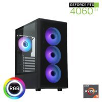 Güneysu Gaming Harici GeForce RTX 4060 Ti AMD Ryzen 5 7500F 16 GB Ram DDR5 500 GB SSD Tower FreeDos Masaüstü Bilgisayar