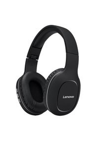 Lenovo HD300 Bluetooth Gürültü Önleyici Mikrofonlu Kablosuz Kulak Üstü Kulaklık Siyah