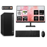 HP Tower 400 G9 6U3M8EA Harici GeForce GT 730 4 GB Intel Core i5 12400 16 GB Ram 2 TB SSD Tower FreeDos 23.8 inç Monitörlü Masaüstü Bilgisayar