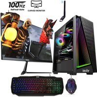 Izoly HND X Harici Radeon RX 550 Intel Core i5 4590 16 GB Ram 256 GB SSD Tower FreeDos 24 inç Monitörlü Masaüstü Bilgisayar