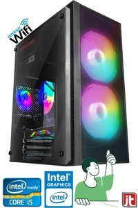 Jetucuzal J-TECH R273 Harici GeForce RTX 3060 Ti Intel Core i5 650 8 GB Ram 128 GB SSD Tower FreeDos Masaüstü Bilgisayar