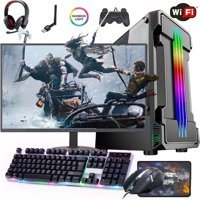 Rogame RKT980247 Harici GeForce GTX 1050 Ti Intel Core i3 4130 16 GB Ram 240 GB + 1 TB SSD Tower FreeDos 24 inç Monitörlü Masaüstü Bilgisayar