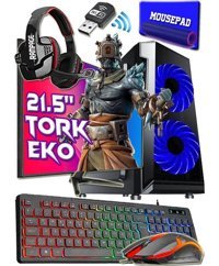 Warbox RAZE Pro Harici Radeon R7 240 Intel Core i7 860 8 GB Ram 256 GB SSD Tower FreeDos 21.5 inç Monitörlü Masaüstü Bilgisayar