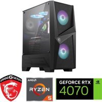 MSI R57600X-4070 Harici GeForce RTX 4070 AMD Ryzen 5 7600X 32 GB Ram DDR5 1 TB SSD Tower FreeDos Masaüstü Bilgisayar