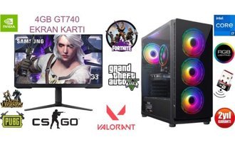 Samsung GAMESTORM Harici GeForce GT 740 Intel Core i7 4770 16 GB Ram 512 GB SSD Tower FreeDos 27 inç Monitörlü Masaüstü Bilgisayar