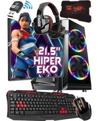 Warbox HİPER EKO Harici Radeon R7 240 Intel Core i7 860 8 GB Ram 250 GB HDD + 240 GB SSD Tower FreeDos 21.5 inç Monitörlü Masaüstü Bilgisayar