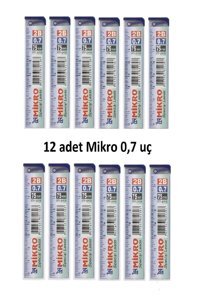 Mikro 2B 0.7 mm Kalem Ucu 12 Adet