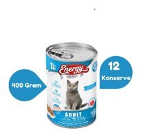 Energy Kısırlaştırılmış Ton Balığı Parça Etli-Soslu Yaş Kedi Maması 12x400 gr