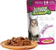 Jungle Dana Eti Parça Etli Yaş Kedi Maması 85 gr