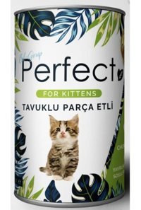 Perfect Kitten Tavuk Parça Etli Yaş Kedi Maması 400 gr