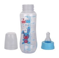 Eda Baby Polipropilen Yavaş Akışlı 0-6 Ay Desenli Mavi Damaklı Biberon Seti 250 ml