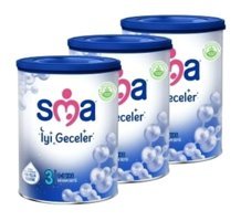 Sma İyi Geceler İnek Sütlü Tahılsız Glutensiz Probiyotikli 3 Numara Devam Sütü 3x800 gr