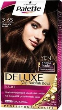 Palette Deluxe 3.65 Çikolata Kahve Krem Saç Boyası 2x50 ml