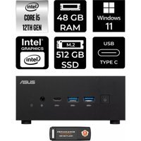 Asus ExpertCenter PN64-P442 Dahili Intel Iris Xe Graphics Intel Core i5 12500H 48 GB 512 GB Windows 11 Pro Mini Pc + Per4 USB Flash Bellek