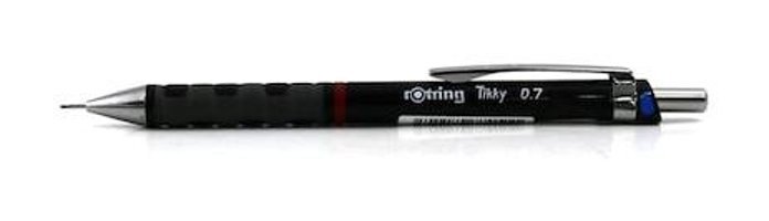 Rotring Tikky Rd Silgili Krom Metalik Siyah 0.7 mm Versatil Kalem