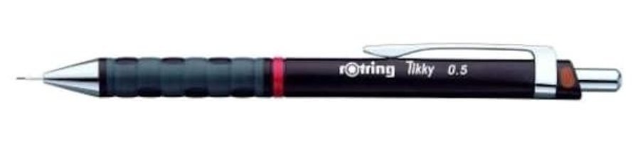 Rotring Tikky Silgili Metal Metalik Bordo 0.5 mm Versatil Kalem