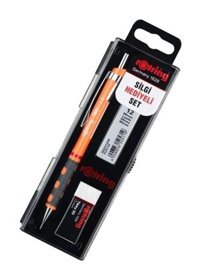 Rotring Tikky Silgili Krom Neon Turuncu 0.5 mm Versatil Kalem