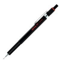 Rotring 300 Silgili Krom Metalik Siyah 0.7 mm Versatil Kalem