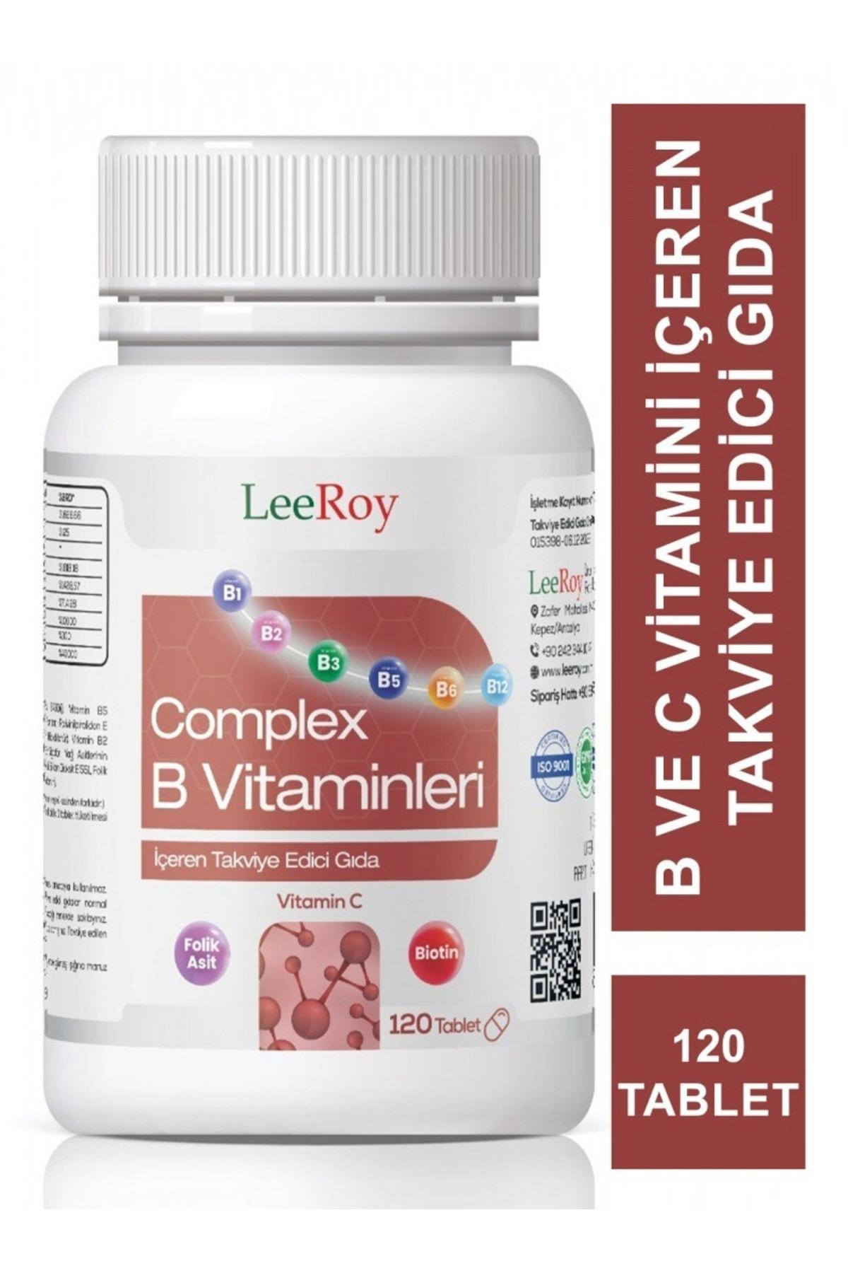 Leeroy Compleks B Vitamini 120 Adet Tablet