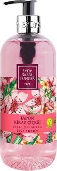 Eyüp Sabri Tuncer 1923 Japon Kiraz Çiçeği Alkolsüz Antibakteriyel Organik Nemlendiricili Parabensiz Vegan 12'li 1.5 lt Sıvı Sabun