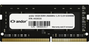 Andor A426S16 16 GB DDR4 1x16 2666 MHz Ram