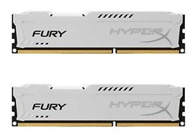 Kingston Hyperx Fury HX318C10F/8 16 GB DDR3 2x8 1866 MHz Ram Beyaz