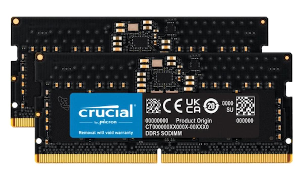 Crucial CT2K8G48C40S5 16 GB DDR5 2x8 4800 MHz Ram