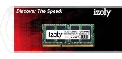 Izoly AD8GD31600 8 GB DDR3 1x8 1600 MHz Ram