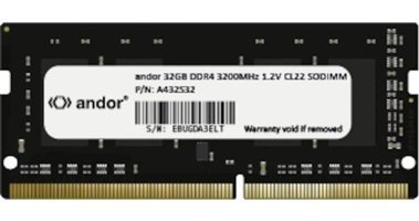 Andor A432S32 32 GB DDR4 1x32 3200 MHz Ram