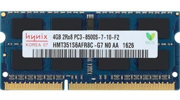 Hynix HMT351S6AFR8C-G7 4 GB DDR3 1x4 1066 MHz Ram