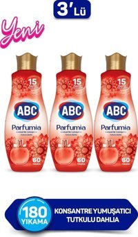 Abc Parfumia Konsantre Tutkulu Dahlia 180 Yıkama Yumuşatıcı 3x1.44 lt