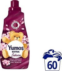 Yumoş Extra Konsantre Sakura 60 Yıkama Yumuşatıcı 6x1.44 lt