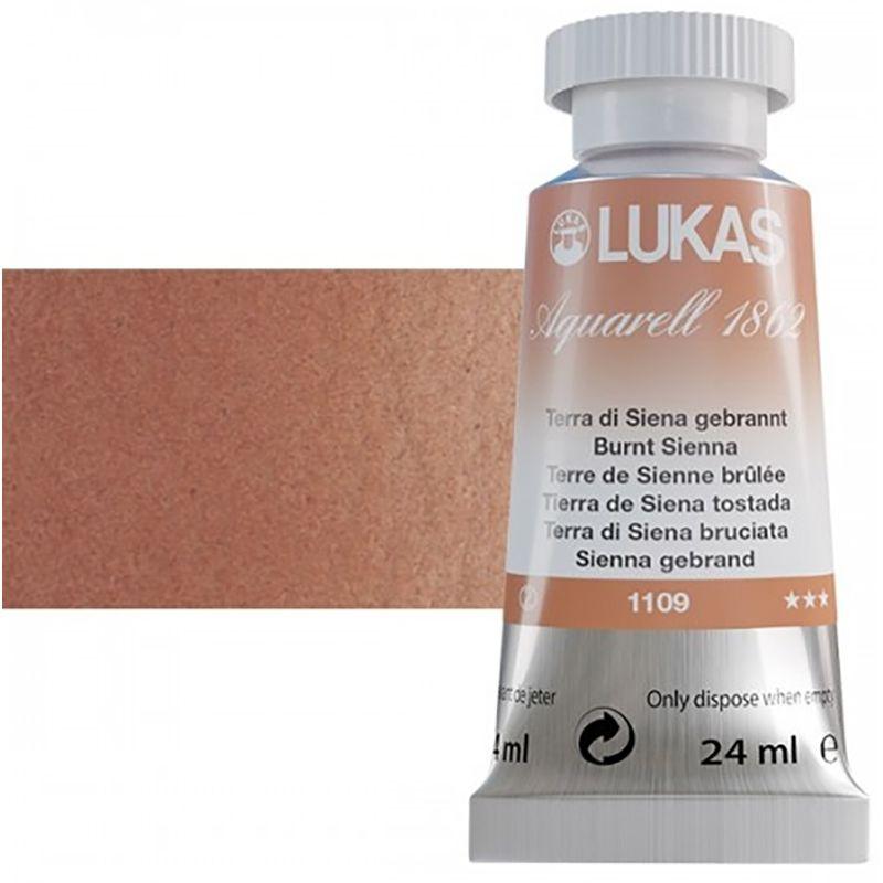 Lukas 1109 Burnt Sienna Tüp Sulu Boya