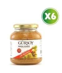 Gürsoy Çifte Kavrulmuş Parçacıklı Fındık Ezme Krem Çikolata 6x320 gr