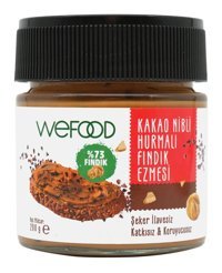 Wefood Kakaolu-Hurmalı Fındık Ezme Krem Çikolata 200 gr