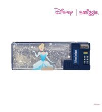 Smiggle Disney Prenses Sindirella Çok Renkli Düz Metal Bölmeli Hesap Makineli Tek Gözlü Dikdörtgen Kutu Kalemlik