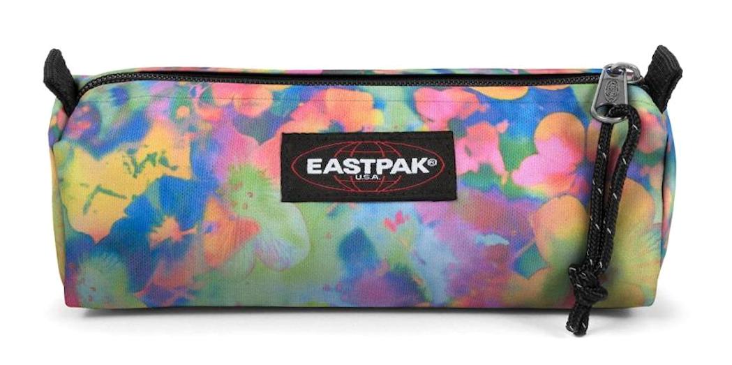 Eastpak Benchmark Single Single Flower Blur Çok Renkli Düz Bez Tek Gözlü Dikdörtgen Cüzdan Kalemlik