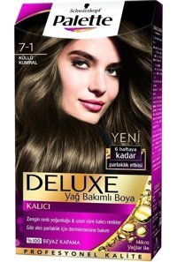 Palette Deluxe 7-1 Küllü Kumral Krem Saç Boyası 2x50 ml