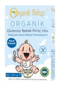 Organik Bahçe Laktozsuz Tahılsız Glutensiz Organik Pirinç Unlu Kaşık Maması 250 gr