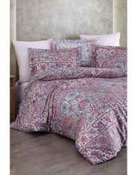 Varol Laura Home Eternity Bambu 160x220 cm Lastikli Tek Kişilik Nevresim Takımı Çok Renkli