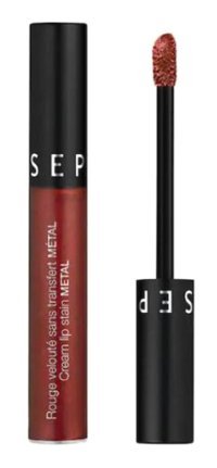 Sephora Cream Lip Stain 58 Burgundy Kalıcı Mat Likit Fırçalı Ruj